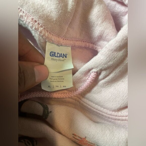 Dear Ex Im Rich Now Sweatshirt - Pink Black - XL Y2k Pullover Sweatshirt Hoodie - Picture 6 of 10